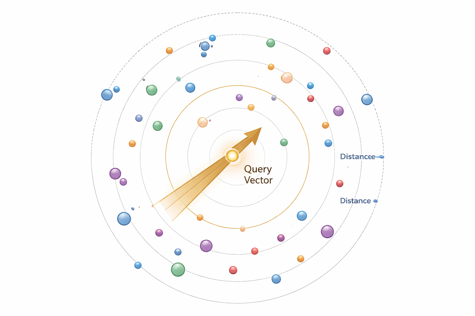 Similarity search visualization